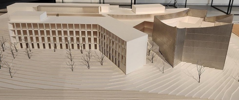Maqueta del edificio.
