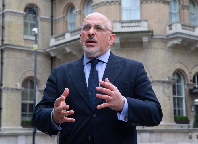 Archivo - El exministro británico Nadhim Zahawi
