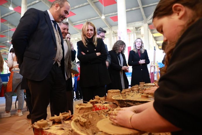 La presidenta de la Diputación, Almudena Martínez, en Diputación.
