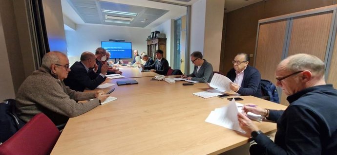 Reunión de la Comisión Regional de Seguridad Minera este lunes.