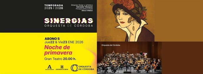 Cartel del concierto 'Noche de primavera'.