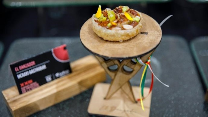 Archivo - Meraki Gastrobar de Nájera, 'Delantal de Oro de La Rioja' por su pincho 'El Danzador'