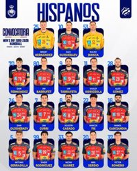 Jordi Ribera confirma a los 18 convocados de los 'Hispanos' para el Europeo