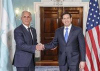 Rubio recibe a Asfura en EEUU y destaca su compromiso de convertir la región en una "más segura y próspera"