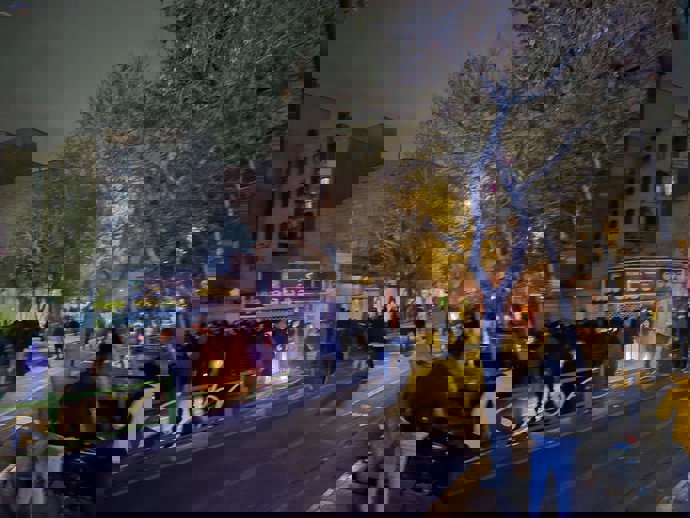 January 10, 2026, Tehran, Iran: Iranian protesters demonstrate in Tehran, Iran. The nationwide protests started in late December at Tehranâ€s Grand Bazaar in response to worsening economic conditions.