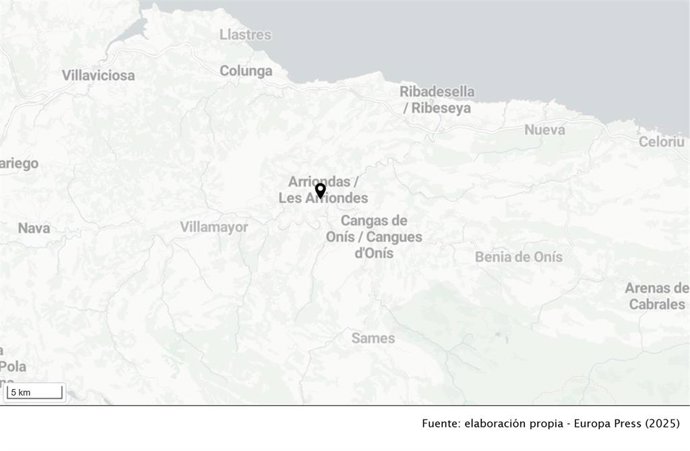 Localidad donde se produjo el incendio.