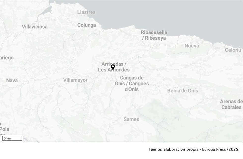 Localidad donde se produjo el incendio.
