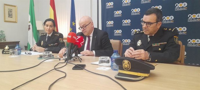 Rueda de prensa donde se ha informado de la operación Ferro