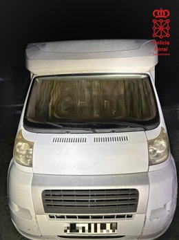 Autocaravana inmovilizada.