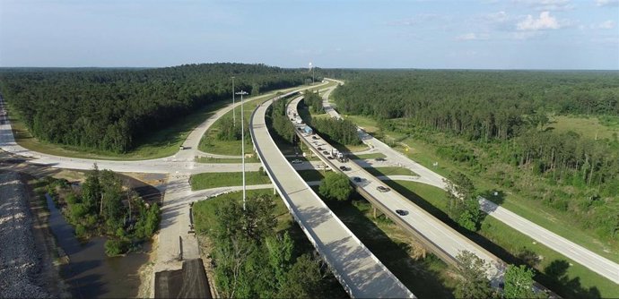 Carretera US-59 en Diboll, Texas (EE. UU.)