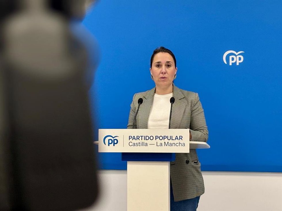 La portavoz del PP de Castilla-La Mancha, Alejandra Hernández.