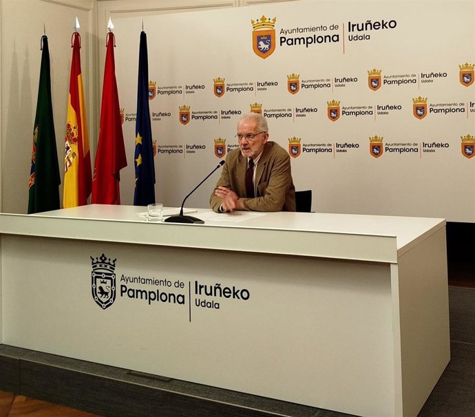 El concejal de UPN en el Ayuntamiento de Pamplona Juanjo Echeverría