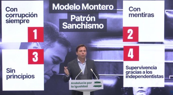 El secretario general del PP-A, Antonio Repullo, este martes