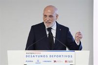 Tebas: "Los clubes españoles son el alma del 'Team España' y del ADO y las medallas se las ponen otros"