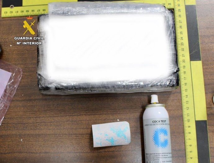 Cocaína incautada en la provincia de Cáceres