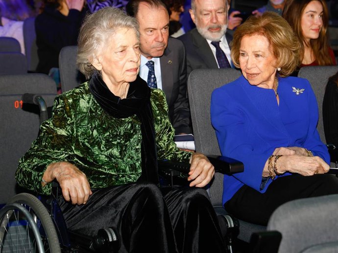 Archivo - La Reina Doña Sofía E Irene De Grecia En Una Imagen De Diciembre De 2024
