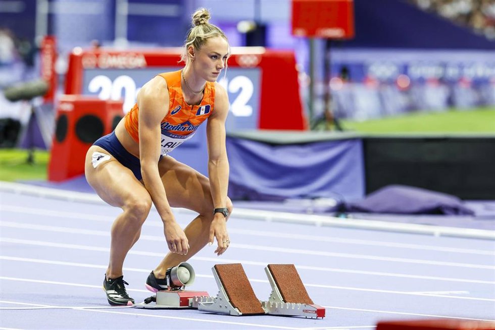 Archivo - La atleta neerlandesa Lieke Klaver, durante los Juegos Olímpicos de París.