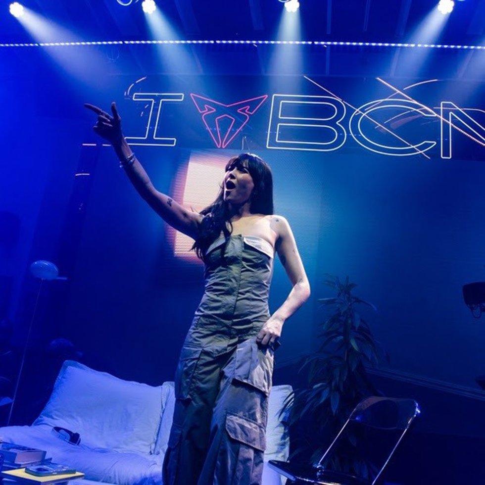 Imagen de la cantante Aitana en un evento celebrado en Casa Seat