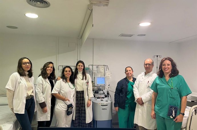 Equipo del servicio de Hematología.