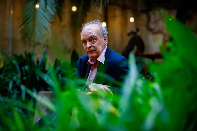 Enrique Vila-Matas presenta su novela 'Montevideo' en La Central del Raval, Barcelona, el 31 de agosto de 2022.