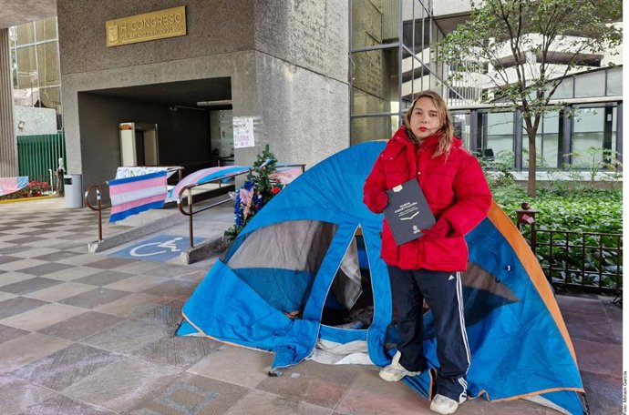 Comunidad trans cumple 51 días en plantón en NL exigiendo tipificar transfeminicidios y recuperar cuerpos asesinadas