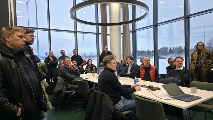 El concejal de Desarrollo Urbano y Económico de Avilés, Manuel Campa, en Tampere (Finlandia), con motivo del proyecto JETSKIR (Just Environmental Transition and Skill building in Industrial Regions).