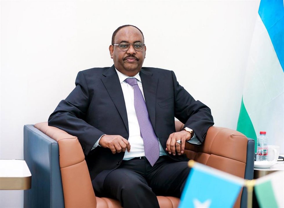 Archivo - El presidente de la región semiautónoma de Puntlandia, Said Abdullahi Deni