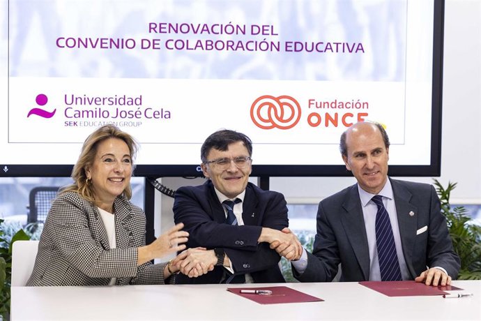 Acuerdo entre Universidad Camilo José Cela y Fundación ONCE