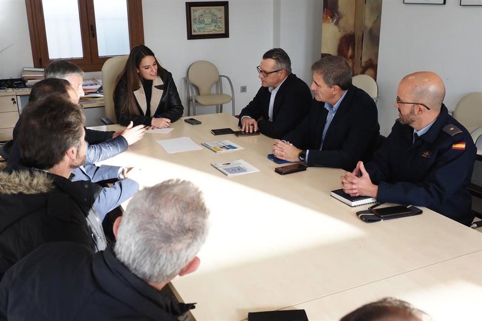 Reunión de coordinación ante la visita de Felipe VI a Palos de la Frontera.