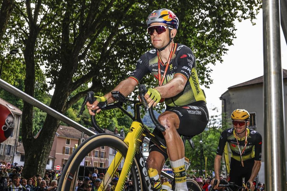 Archivo - El ciclista belga Wout van Aert (Team Visma | Lease a Bike), durante el Tour de Francia.