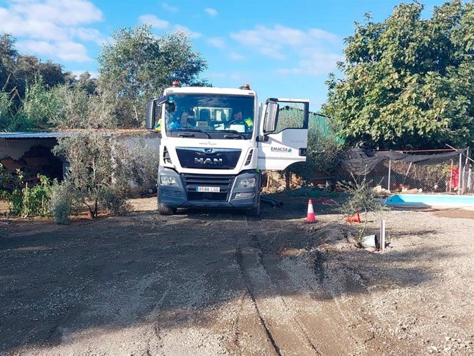 Trabajos de Emacsa en Alcolea.