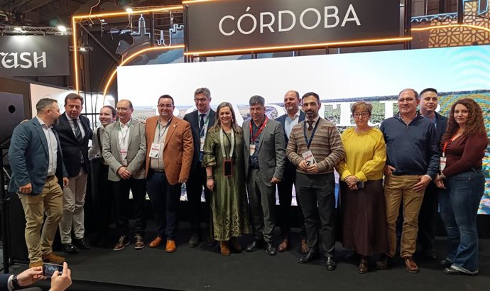 Archivo - Representantes de la Campiña Sur en Fitur en una imagen de archivo.