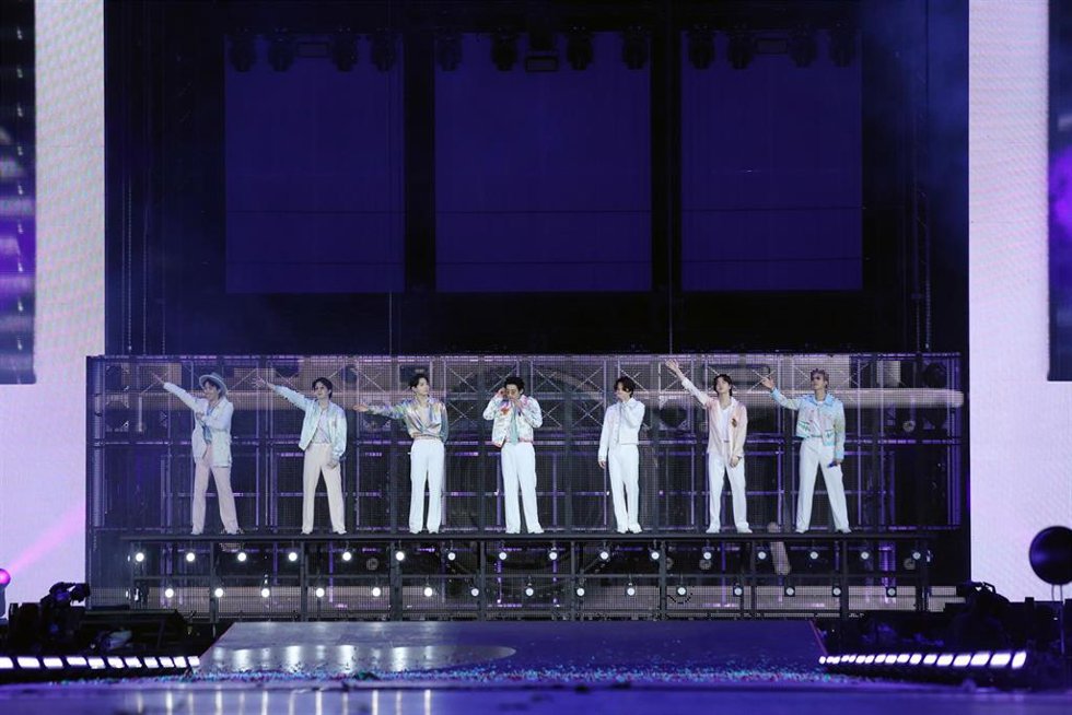 Archivo - Concierto de BTS, 10 de marzo de 2022. 