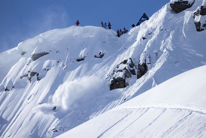 La rider española Núria Castán en acción