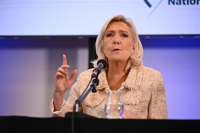 Archivo - La líder ultraderechista Marine Le Pen