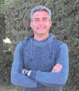 El coordinador local de IU en Fuente Palmera, Francisco Javier Sánchez.