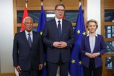 Foto: Costa y Vucic hablan del proceso de adhesión de Serbia a la UE y esperan que 2026 sea el año de progreso de Belgrado