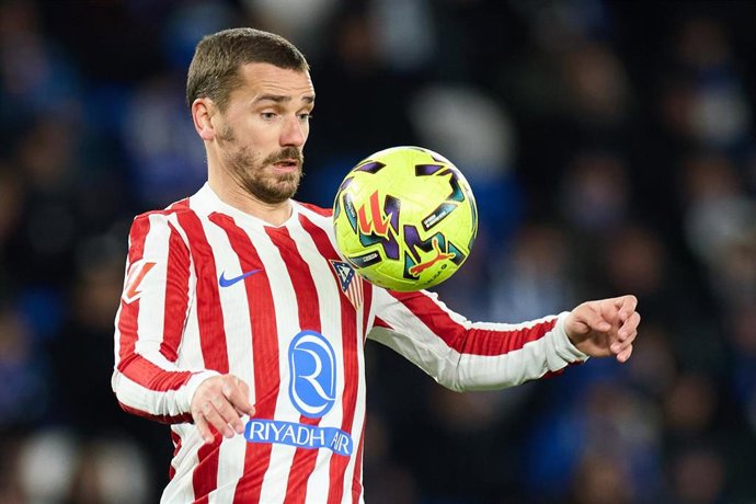 Antoine Griezmann, en un partido con el Atlético de Madrid.