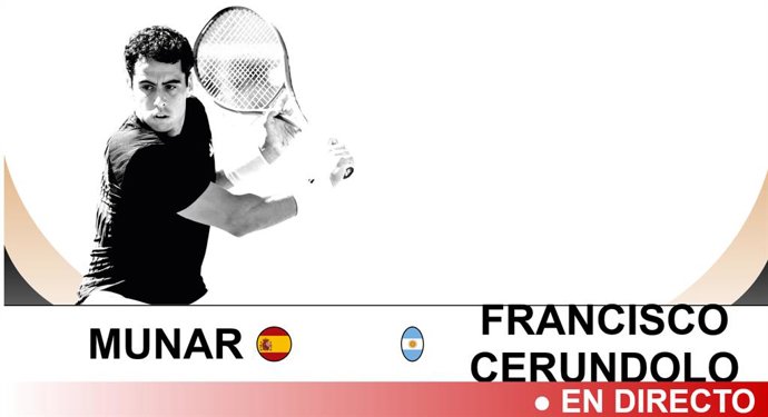 Jaume Munar - Francisco Cerundolo: resumen y estadísticas del partido de Octavos de final de Adelaide International