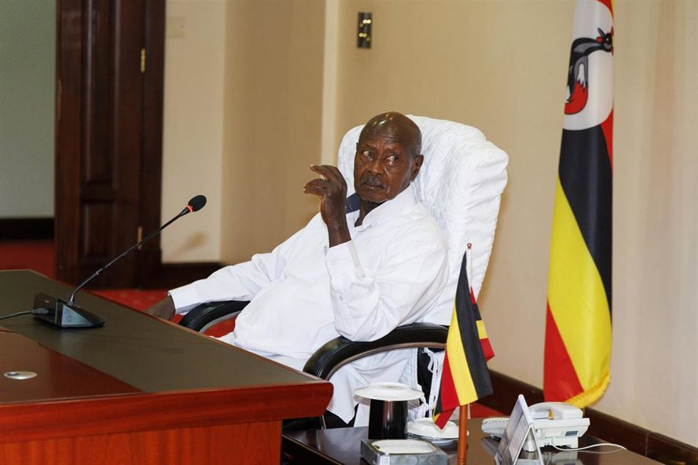 Archivo - El presidente de Uganda, Yoweri Museveni