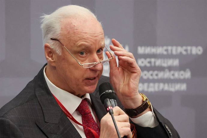 Archivo - El presidente del Comité de Investigación ruso, Alexander Bastrykin