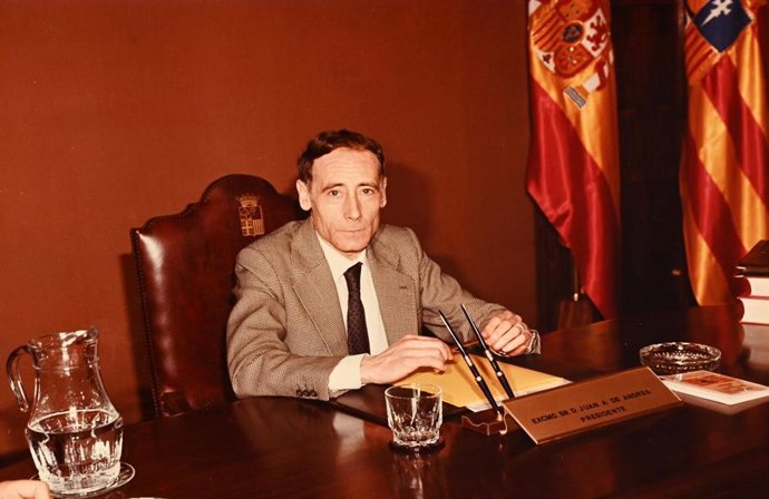 Juan Antonio de Andrés, cuarto presidente de la Diputación General de Aragón.
