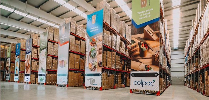 Almacén de la compañía de envases para hostelería y restauración, Envapro.