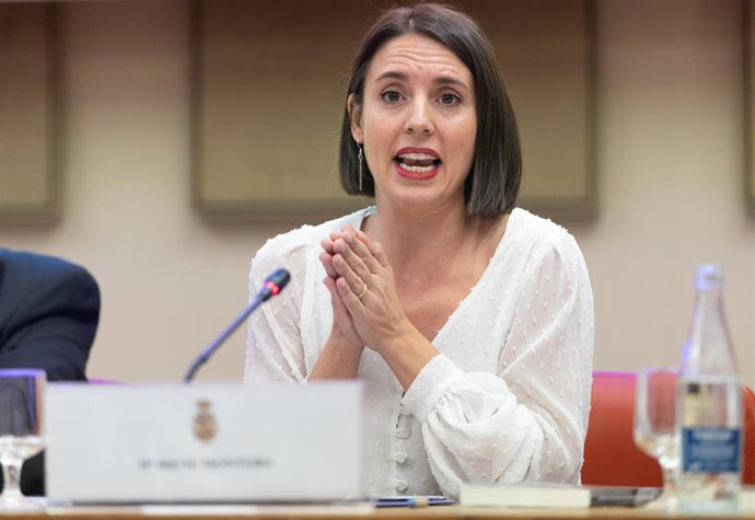 Archivo - La eurodiputada de Podemos Irene Montero