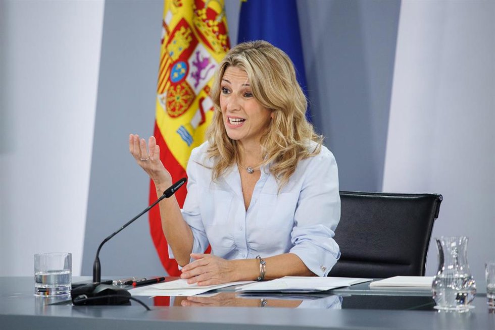 Archivo - La vicepresidenta segunda y ministra de Trabajo y Economía Social, Yolanda Díaz
