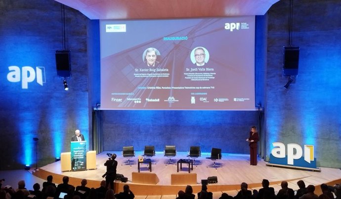 Jordi Valls durant la seva intervenció aquest dimecres