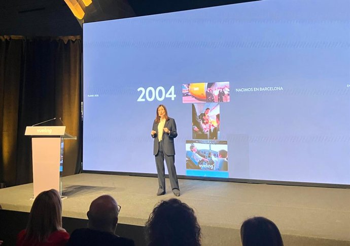 La presidenta i consellera delegada de Vueling, Carolina Martinoli