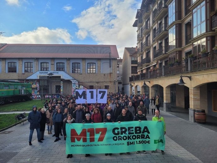 Lanbidearteko gutxieneko soldata proipio baten aldeko martxa bat