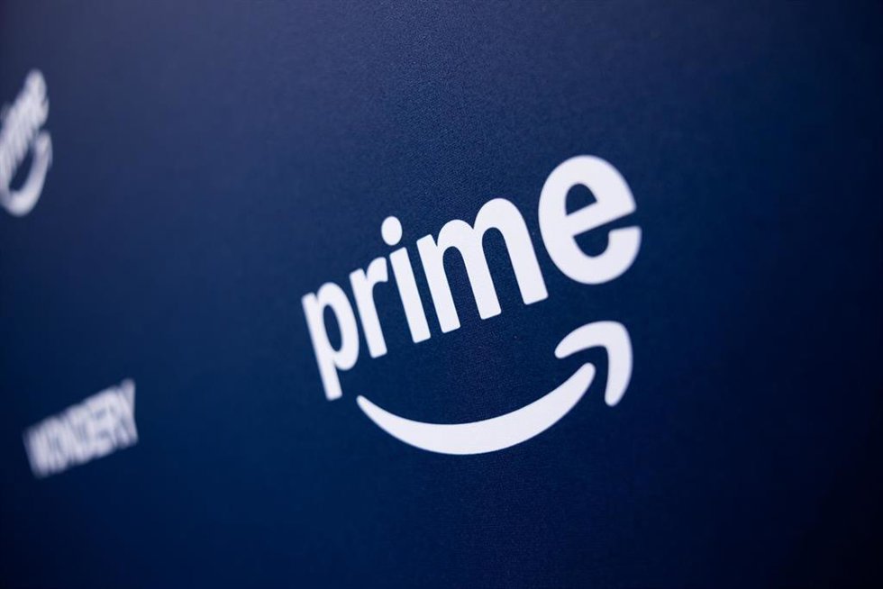 Archivo - FILED - 04 June 2025, North Rhine-Westphalia, Cologne: The logo of the video streaming portal Prime Video of the US online mail order company Amazon can be seen at a photo session for the program presentation "Amazon Prime Video presents Germa