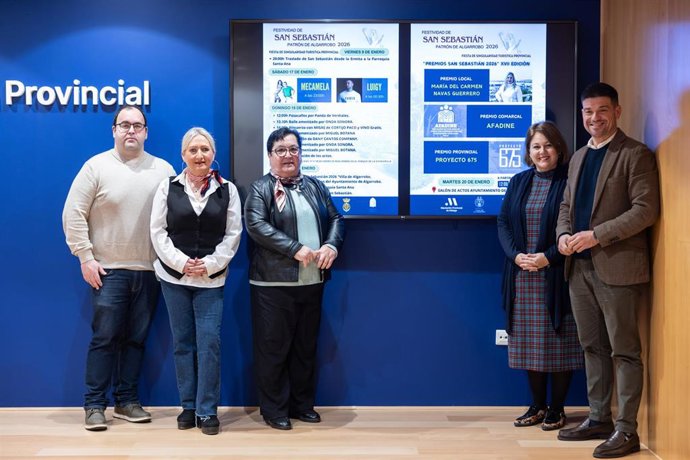 El vicepresidente de la Diputación de Málaga Cristóbal Ortega y la alcaldesa de Algarrobo, Natacha Rivas, han presentado la programación de esta fiesta, declarada de Singularidad Turística por la institución provincial